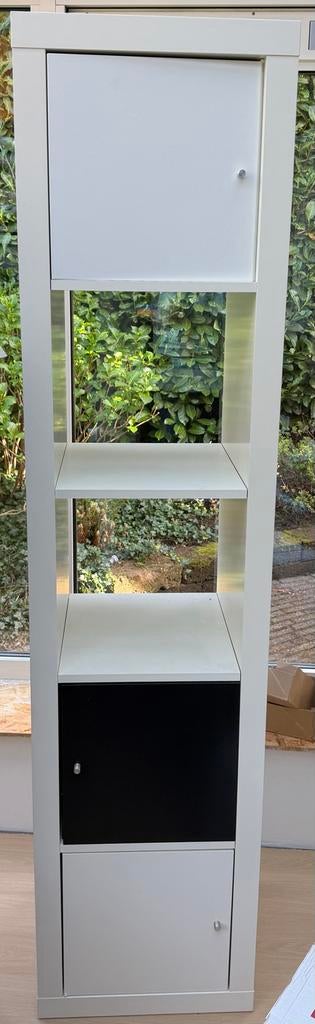 Gratis kallax kastjes met deurtjes, bakjes en dividers, Ophalen, Gebruikt