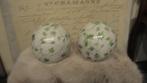 4 aardewerk decoratie bollen leuk in een pot, Antiek en Kunst, Antiek | Keramiek en Aardewerk, Ophalen of Verzenden