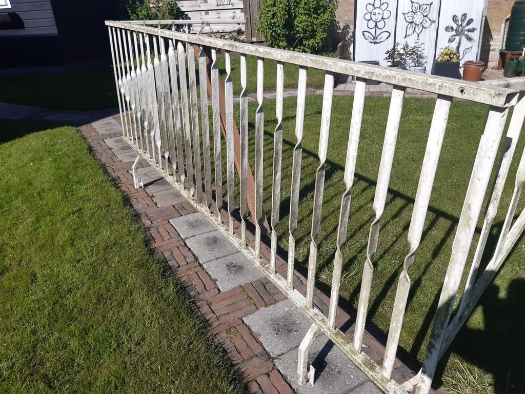 Balkonhek, verzinkt en gecoat, Ophalen, Nieuw, IJzer, Overige typen
