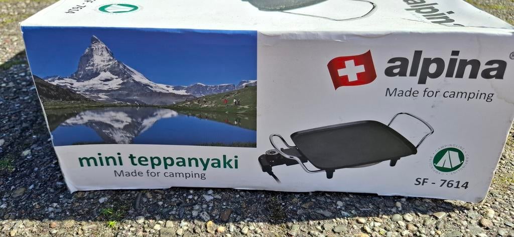 Mini teppanyaki, merk Alpina, 3 kookzones of minder, Ophalen of Verzenden, Zo goed als nieuw, Vrijstaand