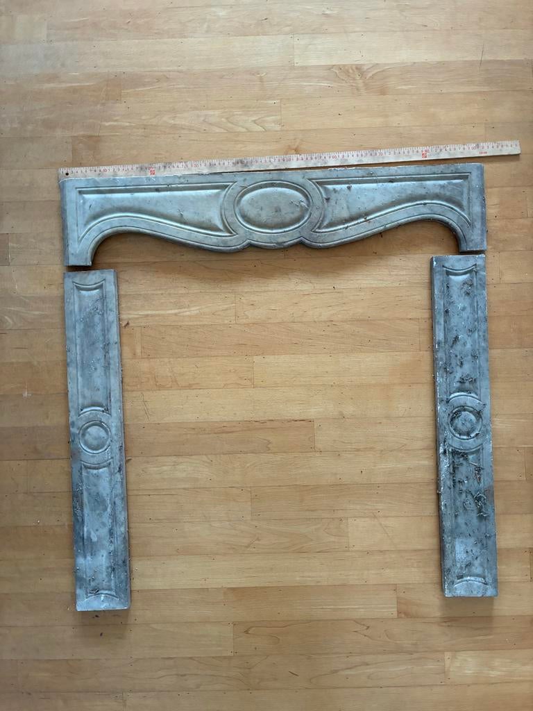 Schoorsteen mantel natuursteen frans, Ophalen, Gebruikt, Inbouwhaard, Overige soorten