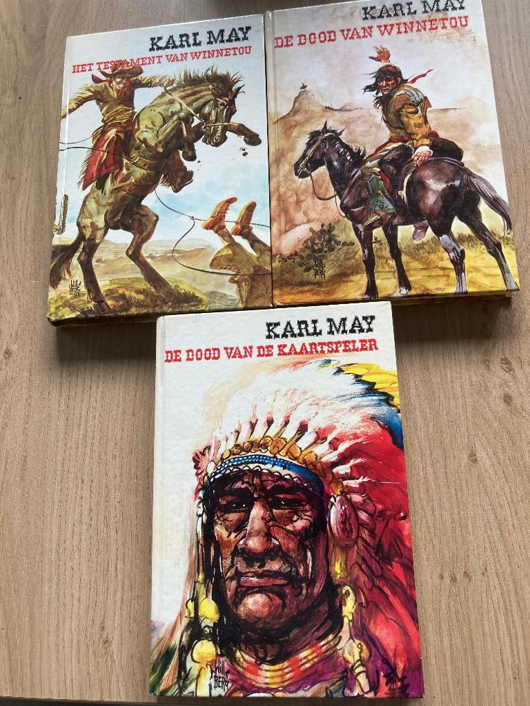 3 boeken Karl May, Ophalen of Verzenden, Gelezen