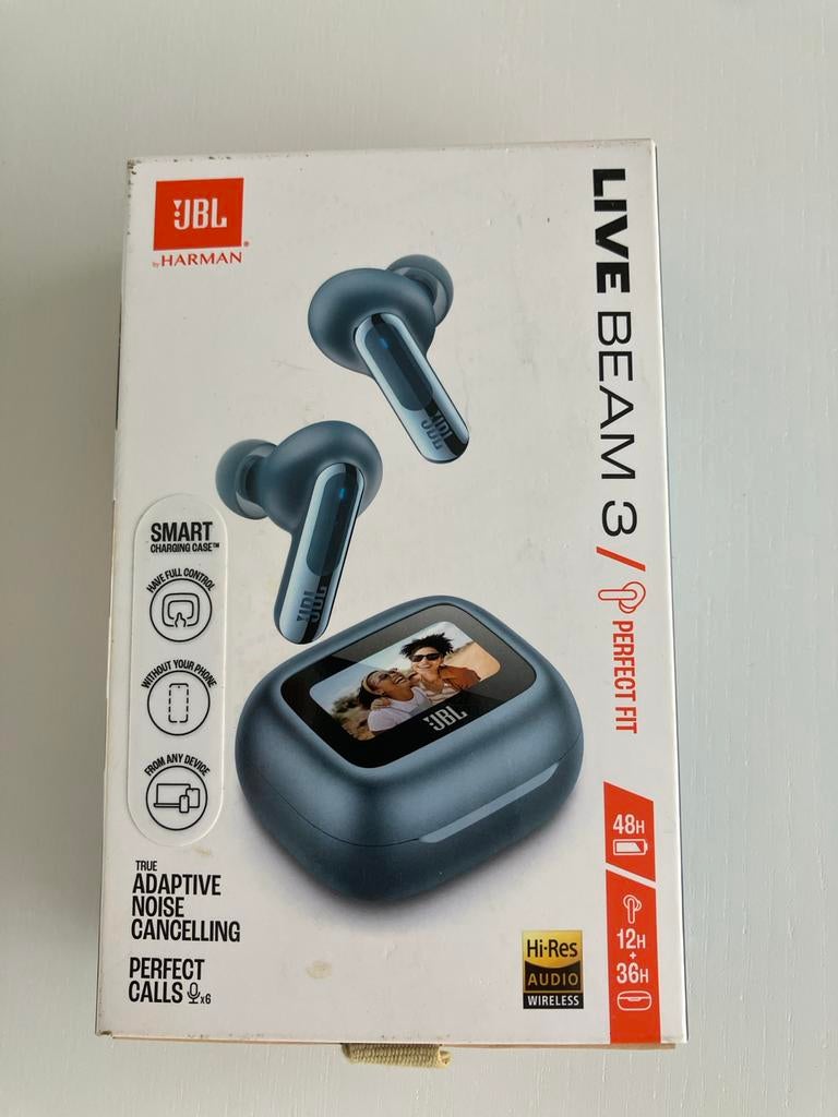 JBL Live Beam 3 draadloze oordopjes, Ophalen of Verzenden, Zo goed als nieuw, Draadloos