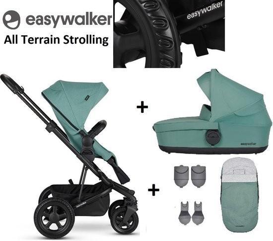 Easywalker Harvey 2 All Terrain kinderwagen + carrycoat, Kinderen en Baby's, Kinderwagens en Combinaties, Zo goed als nieuw, Combiwagen