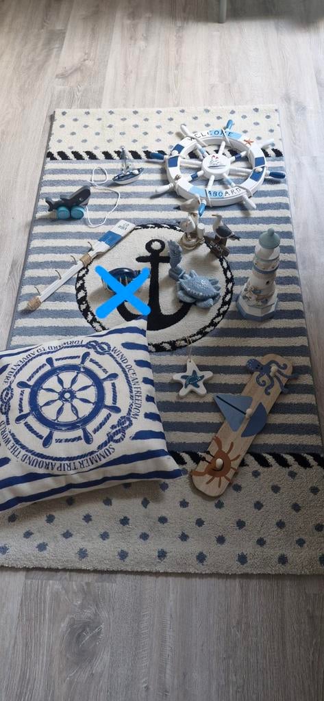 Nautische decoratie babykamer, Kinderen en Baby's, Kinderkamer | Inrichting en Decoratie, Ophalen, Zo goed als nieuw, Overige typen
