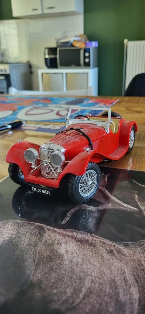 Jaguar SS 100 1937, Hobby en Vrije tijd, Modelauto's | 1:18, Ophalen of Verzenden