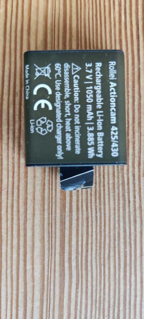 Accu's actioncam Rollei, Telecommunicatie, Mobiele telefoons | Batterijen en Accu's, Ophalen of Verzenden, Gebruikt, Overige merken