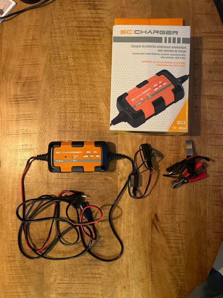 SC Charger SCZ 8 Druppellader 12V - 800mA, Auto-onderdelen, Accu's en Toebehoren, Universele onderdelen, Gebruikt, Ophalen of Verzenden