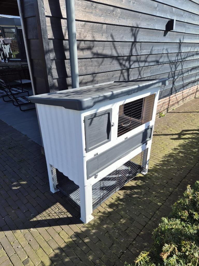 konijnenhok + toebehoren, Ophalen, Zo goed als nieuw, Overige typen