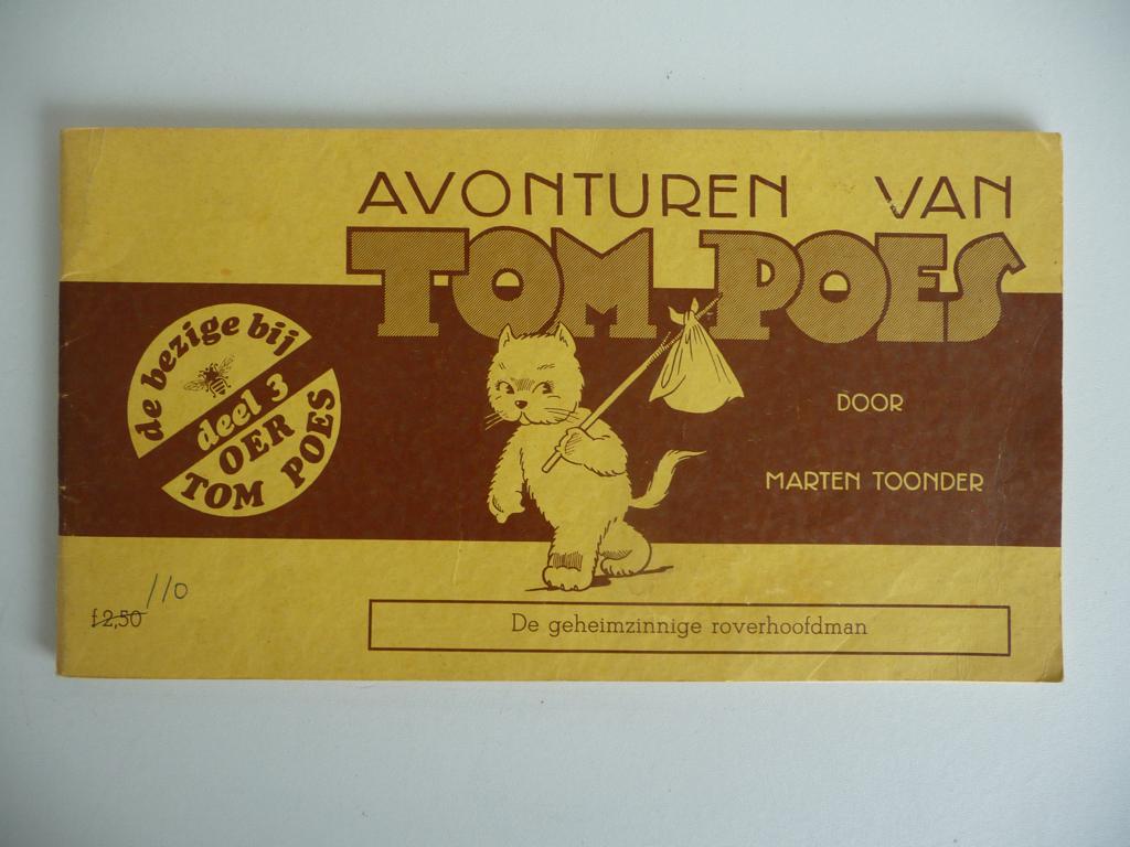 stripboek AVONTUREN VAN TOM POES -DE GEHEIMZINNIGE ROVERSHOO, Gelezen, Eén stripboek, Ophalen of Verzenden, Maarten toonder