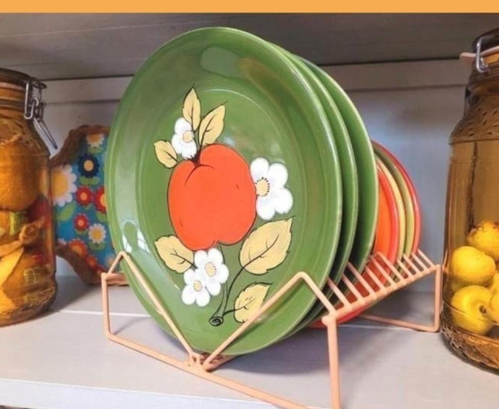 Retro bordjes met appeltjes ~, Ophalen of Verzenden