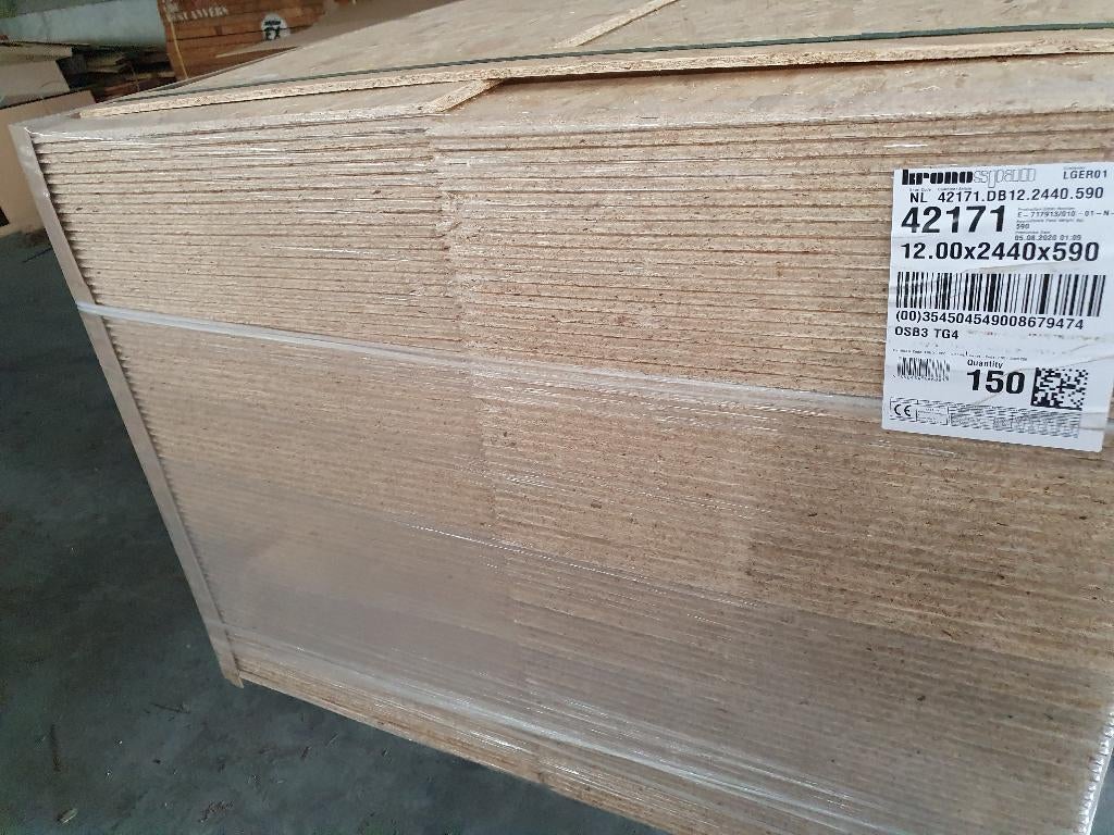 OSB-3 constructieplaten en Berken betonplex, Ophalen, Nieuw, Betonplex