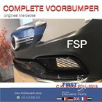 W205 C63 AMG VOORBUMPER COMPLEET Mercedes C Klasse 63 2014-2, Auto-onderdelen, Carrosserie en Plaatwerk, Gebruikt, -, Voor, Ophalen of Verzenden