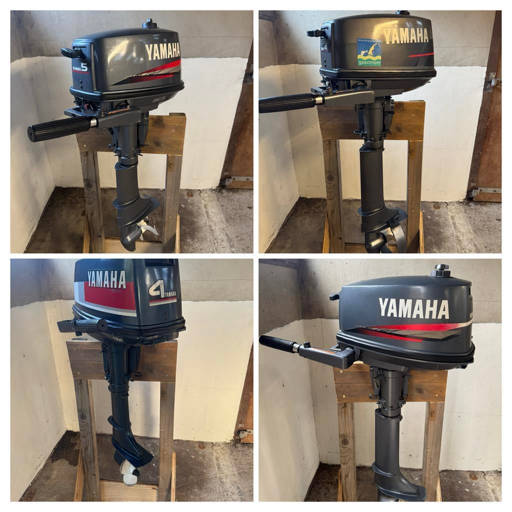 Yamaha 4/5 PK 2 takt- Kort- en Langstaart, Watersport en Boten, Buiten- en Binnenboordmotoren, Ophalen, Gebruikt, Minder dan 5 pk