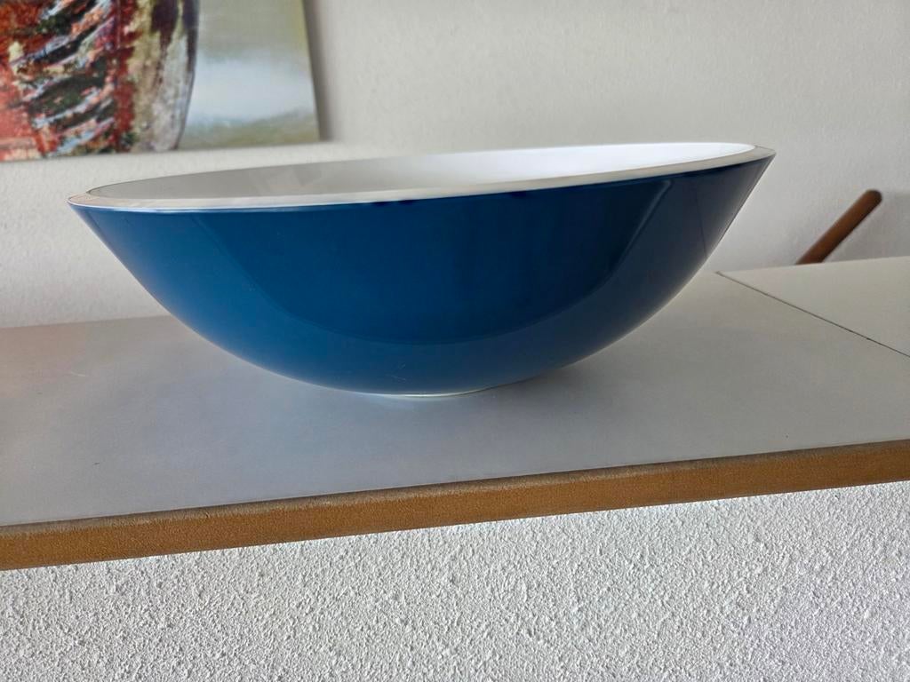 Grote schaal Mepal blauw 5L, Ophalen, Rond, Glas