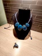 Zsiska ketting en ring, Ophalen of Verzenden, Zo goed als nieuw, Overige kleuren, Overige materialen