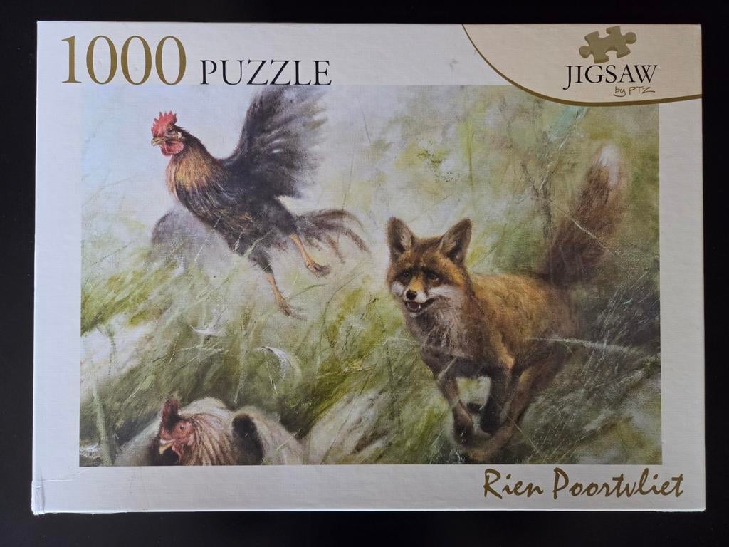 Rien Poortvliet 1000 stukjes puzzel jigsaw, Ophalen of Verzenden, 500 t/m 1500 stukjes, Gebruikt