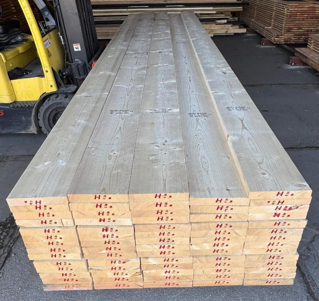 Vuren balken geschaafd 38x235, Tuin en Terras, Palen, Balken en Planken, Ophalen, Nieuw, 250 cm of meer, Balken