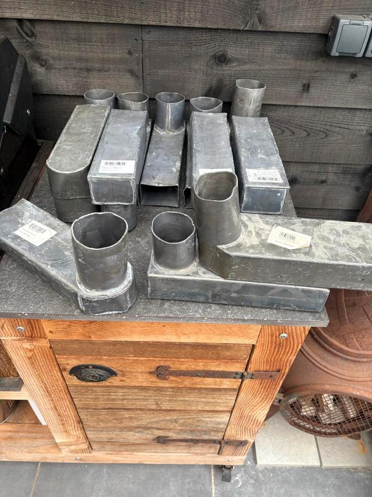 Stadsuitloop lood 12 stuks, Doe-het-zelf en Verbouw, Buizen en Afvoer, Nieuw, Afvoer, Overige materialen, Minder dan 2 meter, 60 tot 80 mm