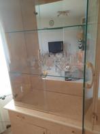 2 delig vitrine kast, Huis en Inrichting, Kasten | Vitrinekasten, Ophalen, Gebruikt, Glas, 50 tot 100 cm