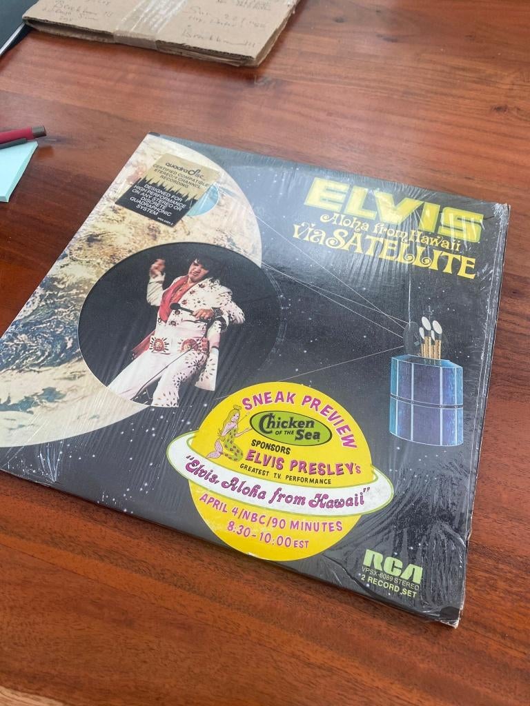 ELVIS PRESLEY ALOHA FROM HAWAII, CHICKEN OF THE SEA 1973, Overige genres, Ophalen of Verzenden, 1970 - 1979, 12 inch