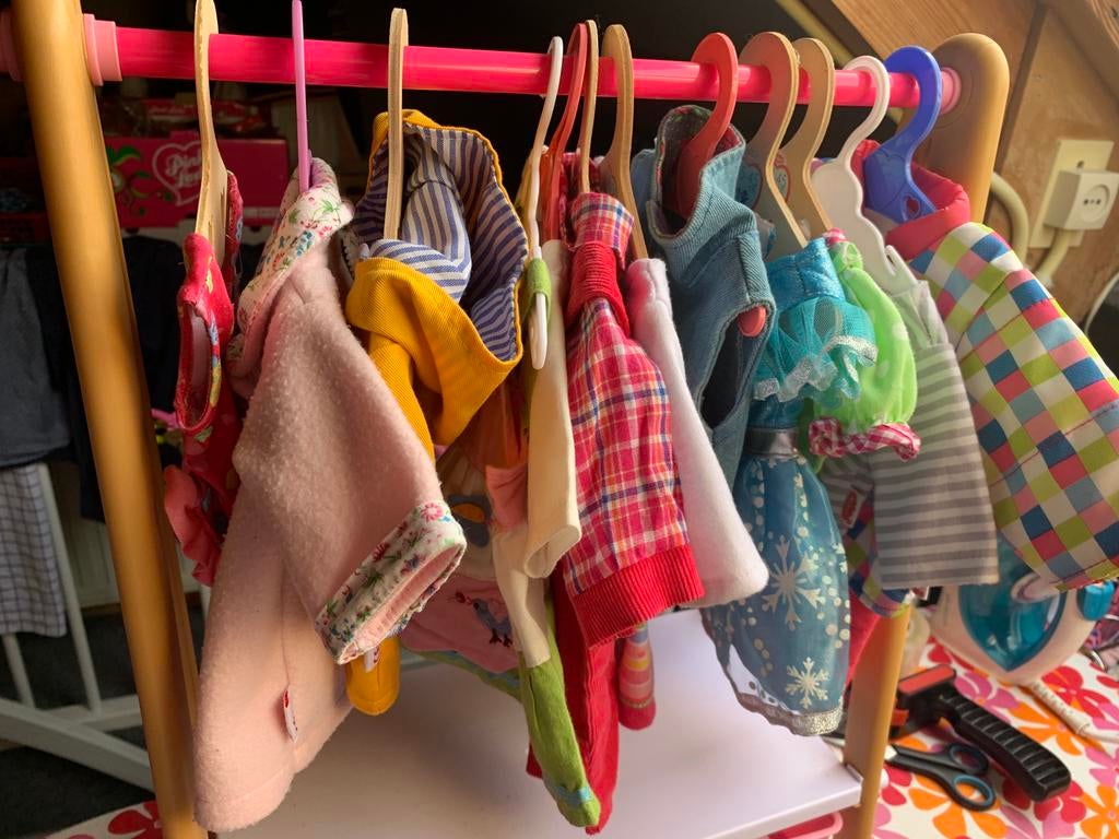 Baby born poppen kleding rekje plus Heless kleding, Kinderen en Baby's, Speelgoed | Poppen, Ophalen of Verzenden, Zo goed als nieuw