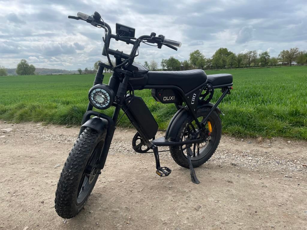 Ouxi c80 dubbele accu, Fietsen en Brommers, Elektrische fietsen, 59 cm of meer, Ophalen, Zo goed als nieuw, Overige merken
