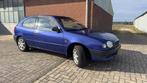 NAP!! Toyota Corolla 1.3 HB 1998 Blauw, Voorwielaandrijving, Beige, 4 cilinders, Blauw