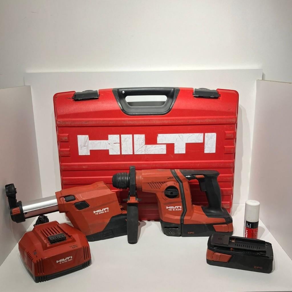 Hilti TE 6-A36 Boorhamer Set 2x Accu, Lader & Stofzuiger, Doe-het-zelf en Verbouw, Gereedschap | Boormachines, Ophalen of Verzenden