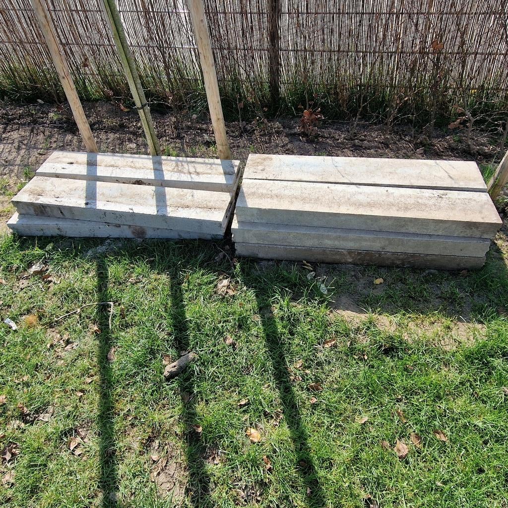 Betonnen opsluitbanden 100x20x8, Tuin en Terras, Ophalen, Overige typen, Zo goed als nieuw, Minder dan 5 m²