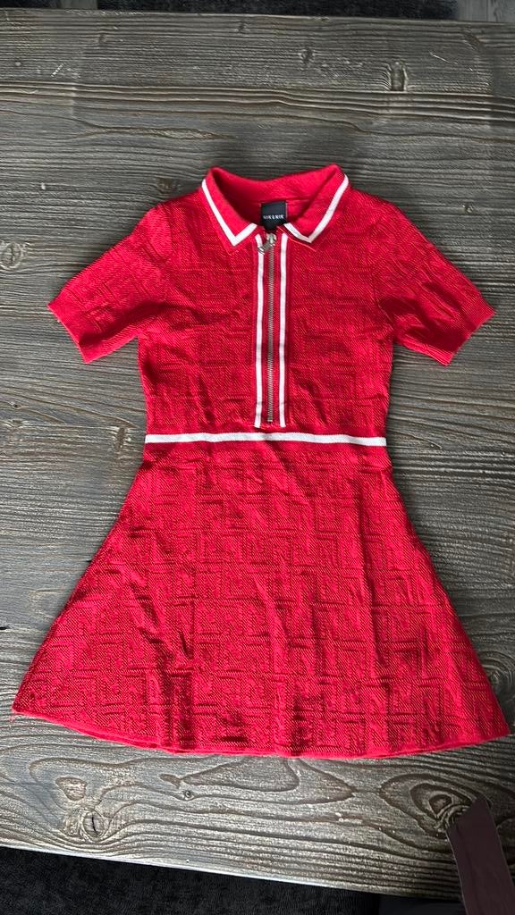 Rood met wit jurkje van Nik en Nik maat 128, Kinderen en Baby's, Kinderkleding | Maat 128, Ophalen of Verzenden, Zo goed als nieuw