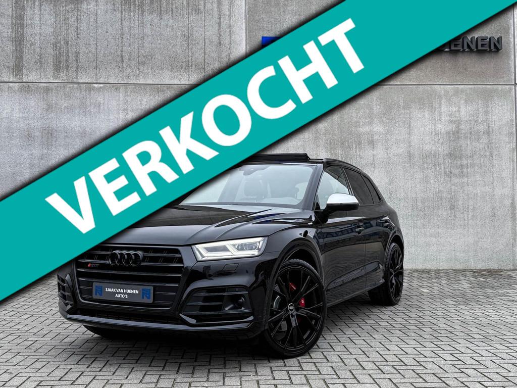 Audi SQ5 3.0TFSI V6 354pk Quattro Q5 Competition S-Line Blac, Auto's, Audi, Automaat, Gebruikt, 2995 cc, Zwart