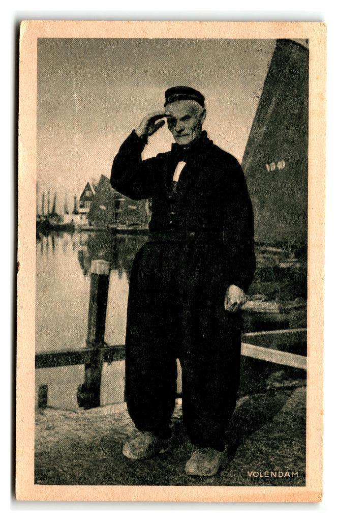 Volendam, Verzamelen, Ansichtkaarten | Nederland, Gelopen, Noord-Holland, 1940 tot 1960, Verzenden