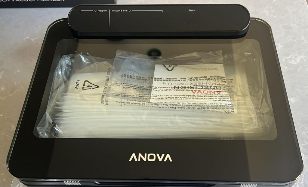 Nieuwe Anova Chamber Vacuumsealer - transportschade, Overige typen, Nieuw, Ophalen of Verzenden, Zwart