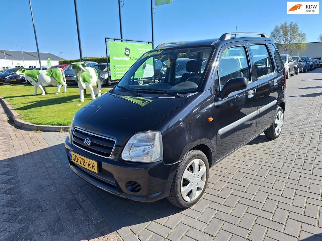 Suzuki Wagon R+ 1.0 Comfort / 156.943 km NAP / Nieuwe APK, Auto's, Suzuki, Voorwielaandrijving, Gebruikt, 31 €/maand, Zwart
