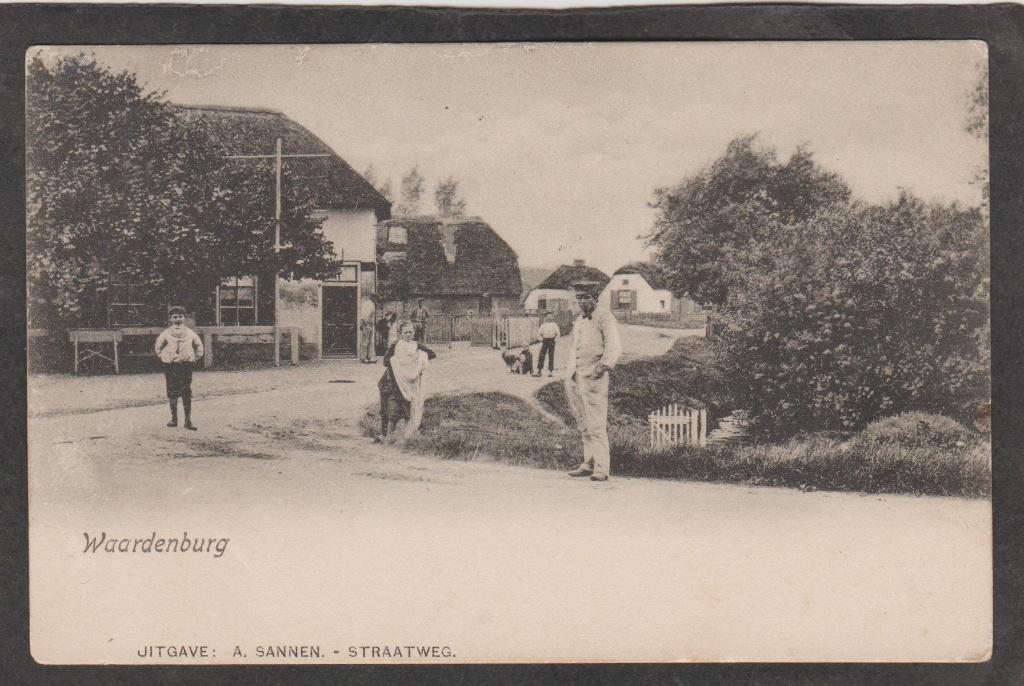 waardenburg   dorpsgezicht, Verzenden, Voor 1920, Gelopen, Gelderland