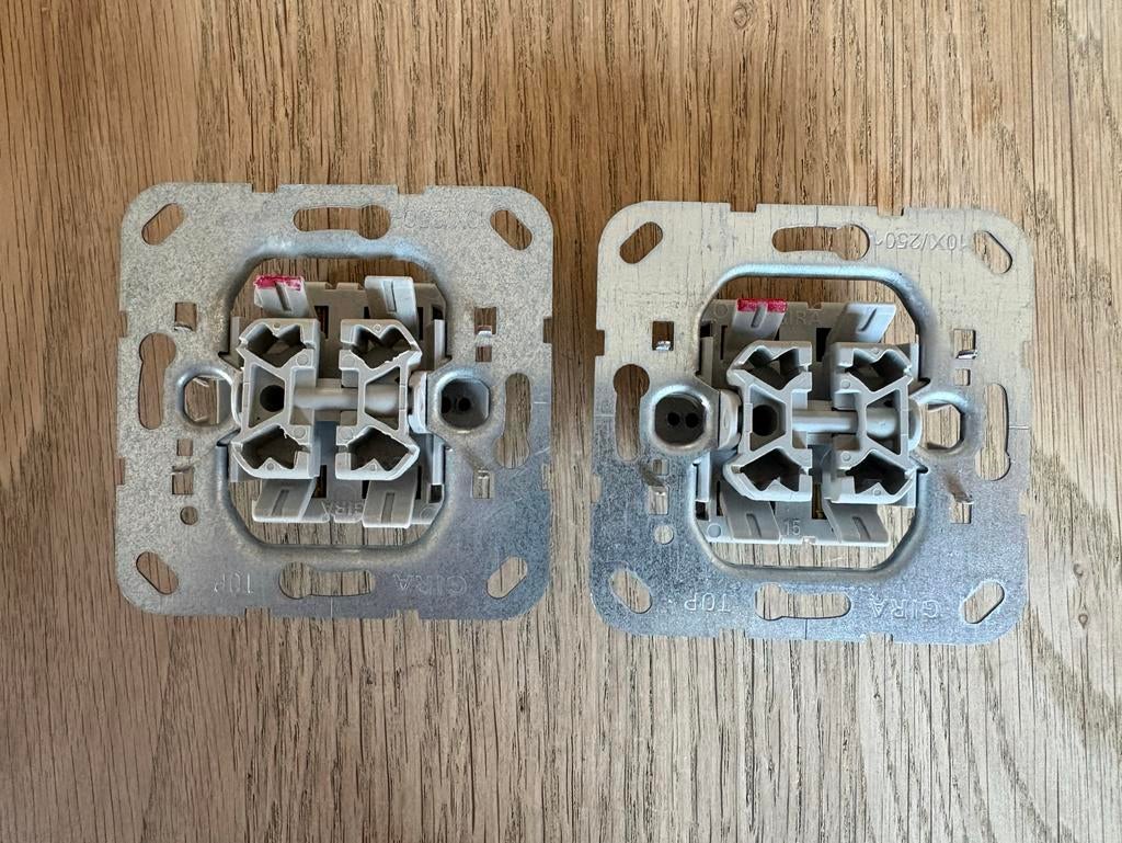2x GIRA serie schakelaar, Ophalen of Verzenden, Nieuw