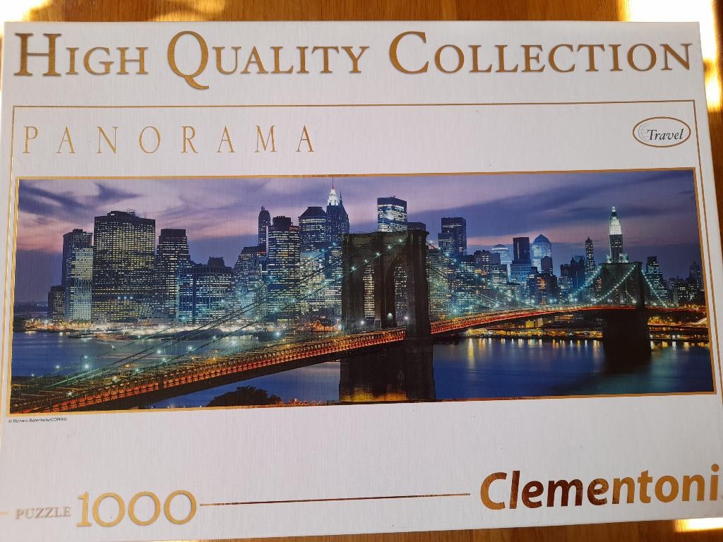 New York, Brooklyn Bridge, Ophalen of Verzenden, 500 t/m 1500 stukjes, Zo goed als nieuw, Legpuzzel