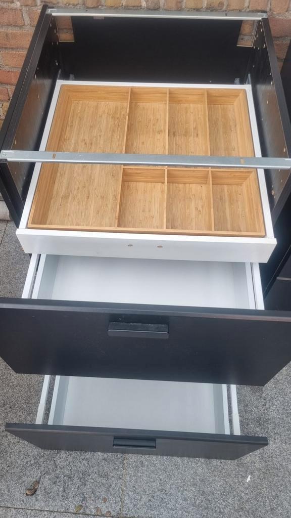 IKEA Metod Maximera Lades met KUNGSBACKA fronten, Huis en Inrichting, Keuken | Keukenelementen, Gebruikt, Minder dan 100 cm, Minder dan 50 cm