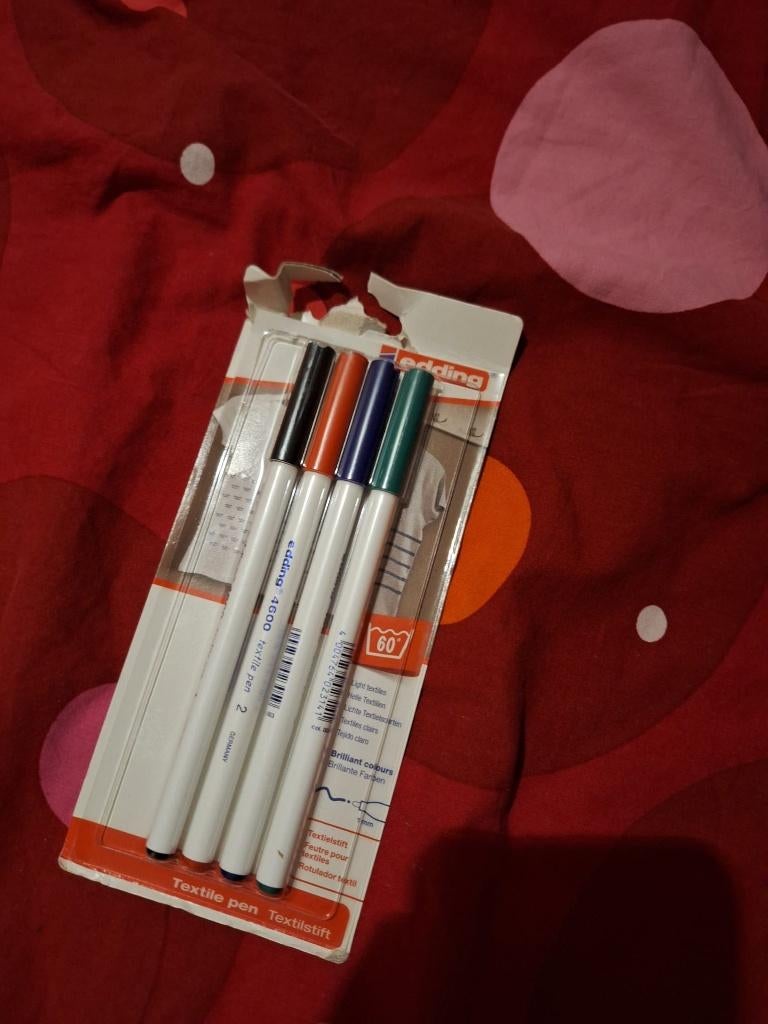 Textielstiften, Ophalen of Verzenden, Zo goed als nieuw