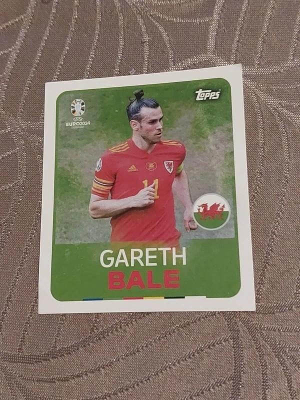 Topps / Sticker / Gareth Bale / Wales / UEFA EURO 2024, Verzamelen, Verzenden, Nieuw, Buitenlandse clubs, Poster, Plaatje of Sticker