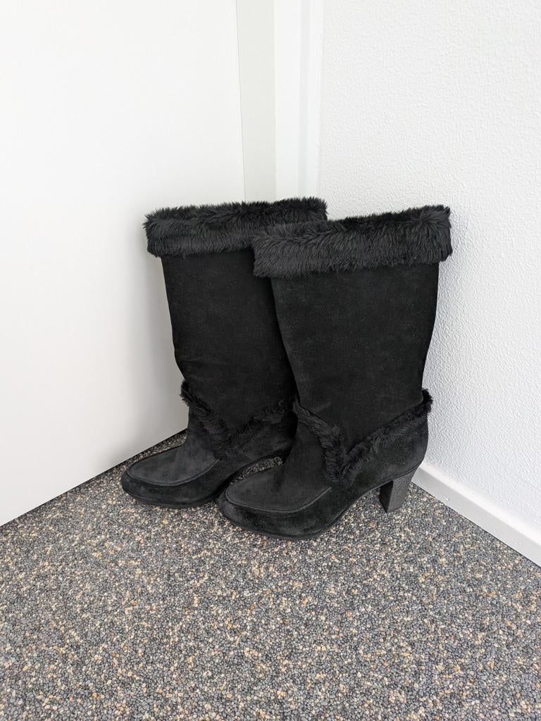 Liu Jo suède laarzen zwart 40, Kleding | Dames, Schoenen, Hoge laarzen, Liu Jo, Zwart, Ophalen of Verzenden