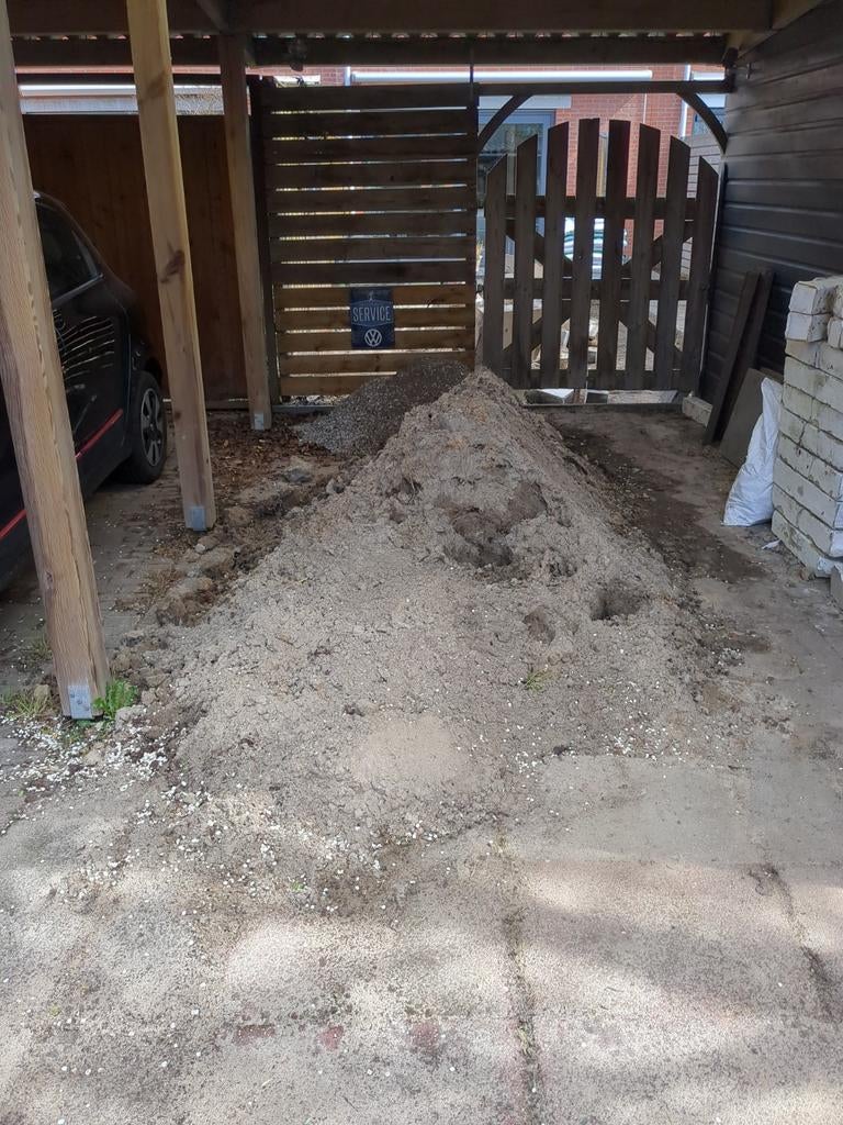 Geel zand, Tuin en Terras, Zand, Ophalen, Straatzand