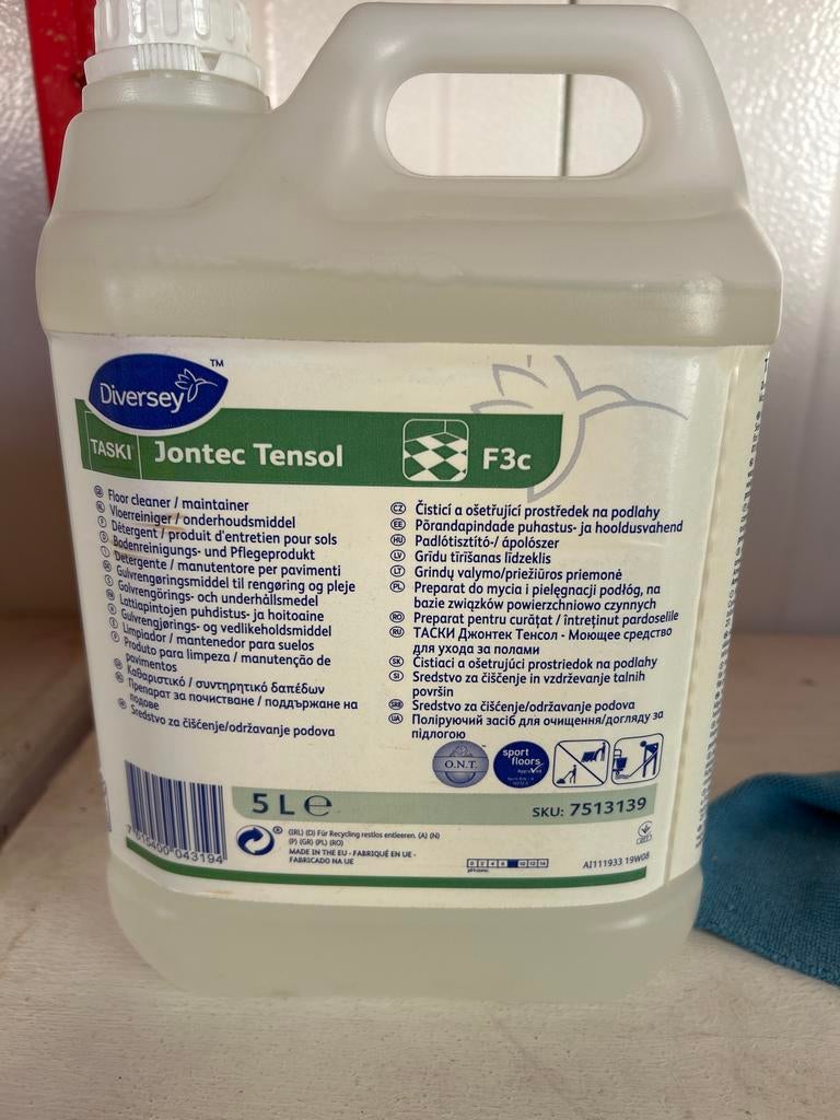 Diversey TASKI Jontec Tensol Vloerreiniger 5L, Diversey, Ophalen of Verzenden, Nvt, Nvt
