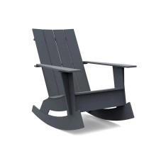Loll Designs Adiron Rocking Chair antraciet 2x, Tuin en Terras, Tuinstoelen, Zo goed als nieuw, Kunststof, Ophalen