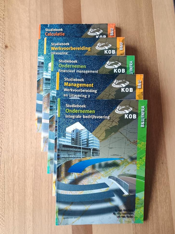 KOB 5 studieboeken, Boeken, Studieboeken en Cursussen, Nieuw, HBO, Beta, Ophalen of Verzenden