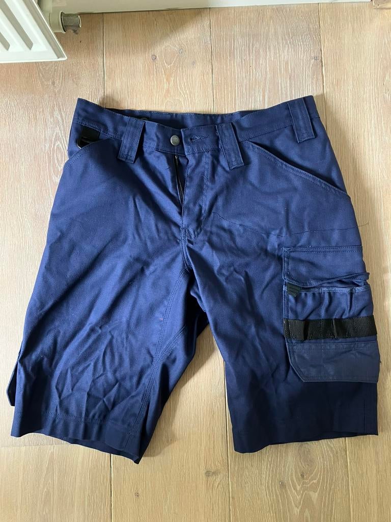 Nieuw! Havep korte Werkbroek - bermuda- Blauw maat 48, Ophalen of Verzenden, Nieuw, Heren, Broek