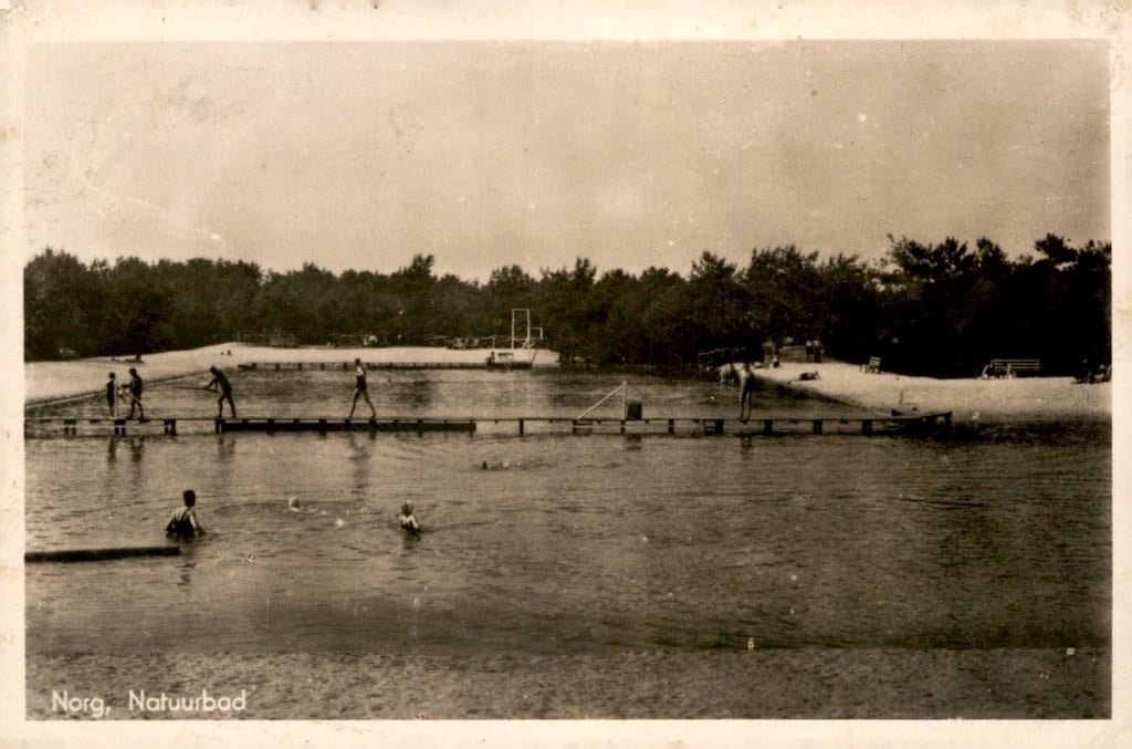 Norg Natuurbad # 321, Verzenden, 1940 tot 1960, Gelopen, Drenthe