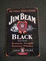Jim Beam Black Bourbon Whiskey Reclamebord - Vintage Look, Verzamelen, Merken en Reclamevoorwerpen, Ophalen of Verzenden, Zo goed als nieuw