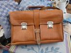 boekentas/ schooltas/ schoudertas leer, Overige merken, Gebruikt, Overige kleuren, Ophalen of Verzenden